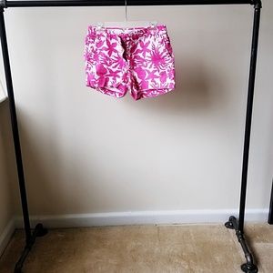J. Crew summery pink floral shorts